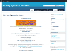 Tablet Screenshot of allpartysystem.com